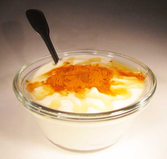 turmeric and yogurt