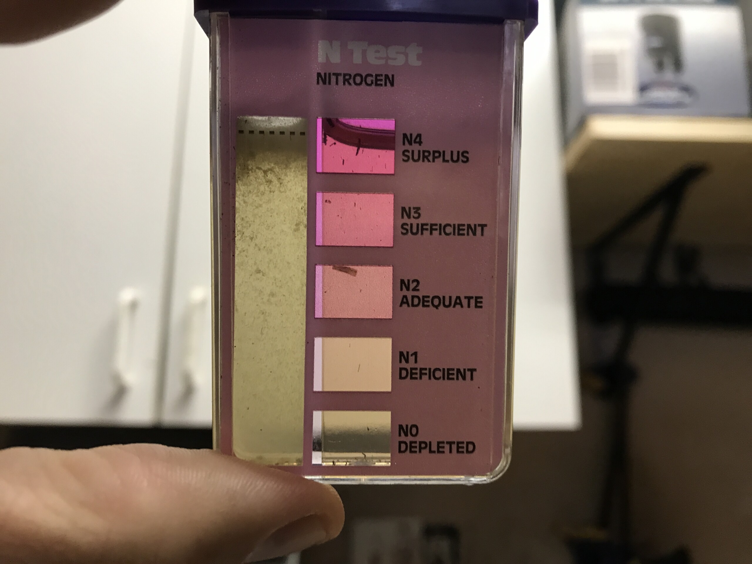 nutrient test on plants